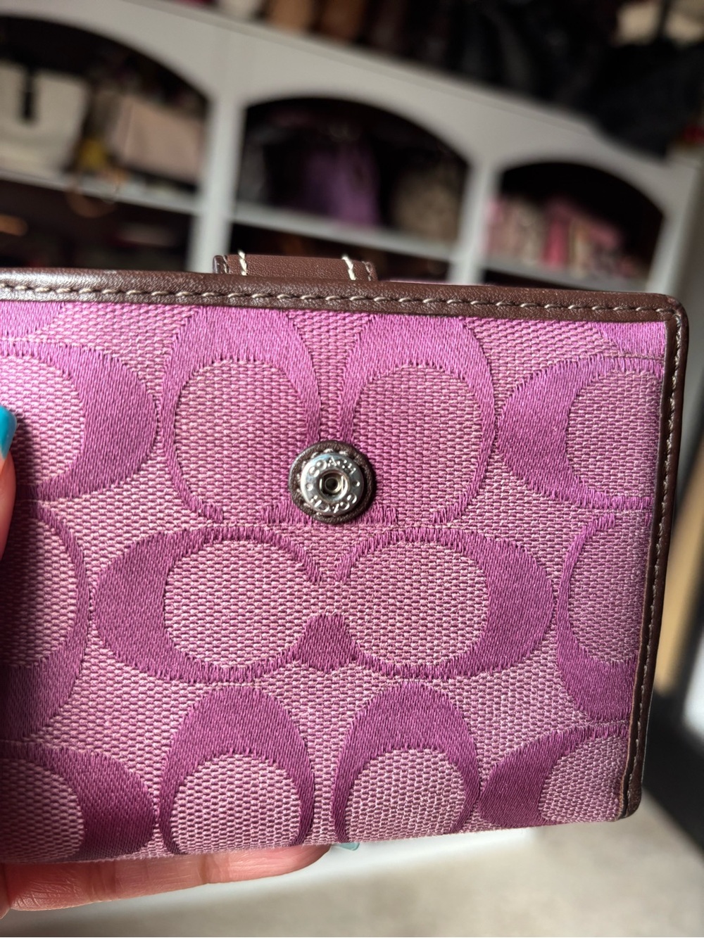 🤎COACH Soho Signature Fold Wallet🤎 - Picture 12 of 14